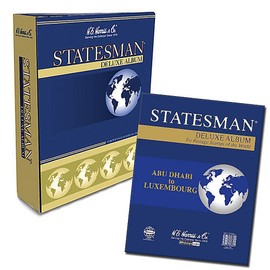 Harris Statesman World Wide Stamp Album Part 1 A to L Abu Dhabi to Luxembourg