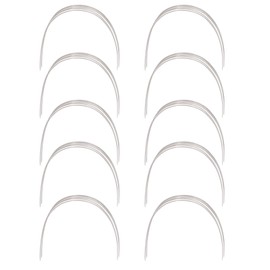 50pcs Orthodontic Rectangular Arch Wire Stainless Steel Elastic Orthodontic Arch Wire 0.18 X 0.22 Inch Lower