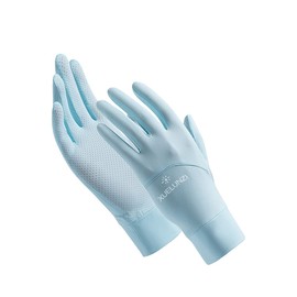 [Emekon] Summer UV Protection Women's Gloves UV Protection Ladies Gloves (UV Protection, Contact Cooling Sensation, Smartphone Operation), UV Protection, Rough Hands, Moisturizing Care, Thin,