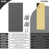 Art3dwallpanels 4 PCS Acoustic Panels, 24''x12'' Fabric Soundproof Wall Panels,