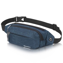Bum Bag Belt Bag for Men Women Waist Bag Sport Waterproof Stylish Hip Bum Waist Fanny Pack for Outdoor Travel Hiking Dog Training, blue, Fashionable