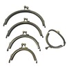 5PCS Purse Frame, Metal Kiss Lock, 5 Sizes Bronze Tone
