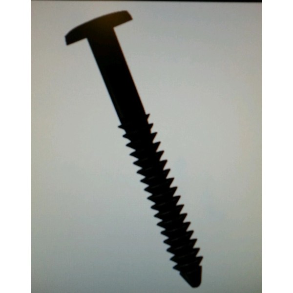 MidAmerican Black 12 Pack Shutter Lok Fasteners 3" Bulk Shutterlocks