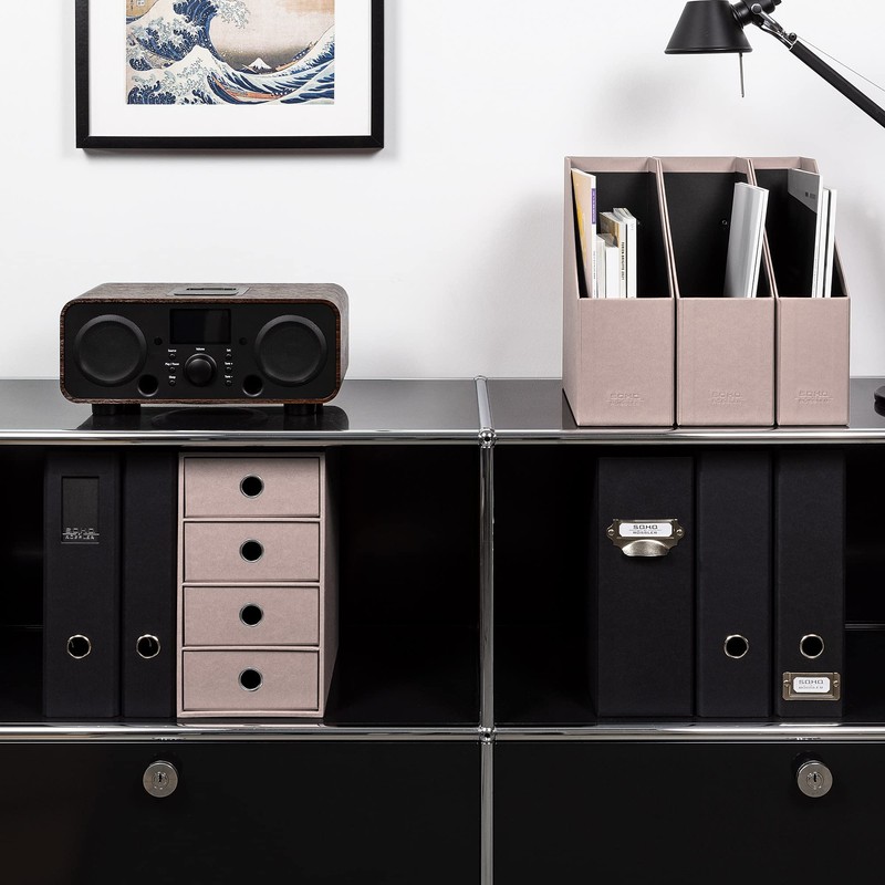 Rössler S.O.H.O A4 115mm Magazine File with Handle and Index