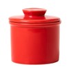 Kedested Butter Crock for Counter with Water, Ceramic Butter Keeper