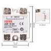 3pcs SSR-10DA Solid State Relay Single Phase Semi-Conductor Relay Module