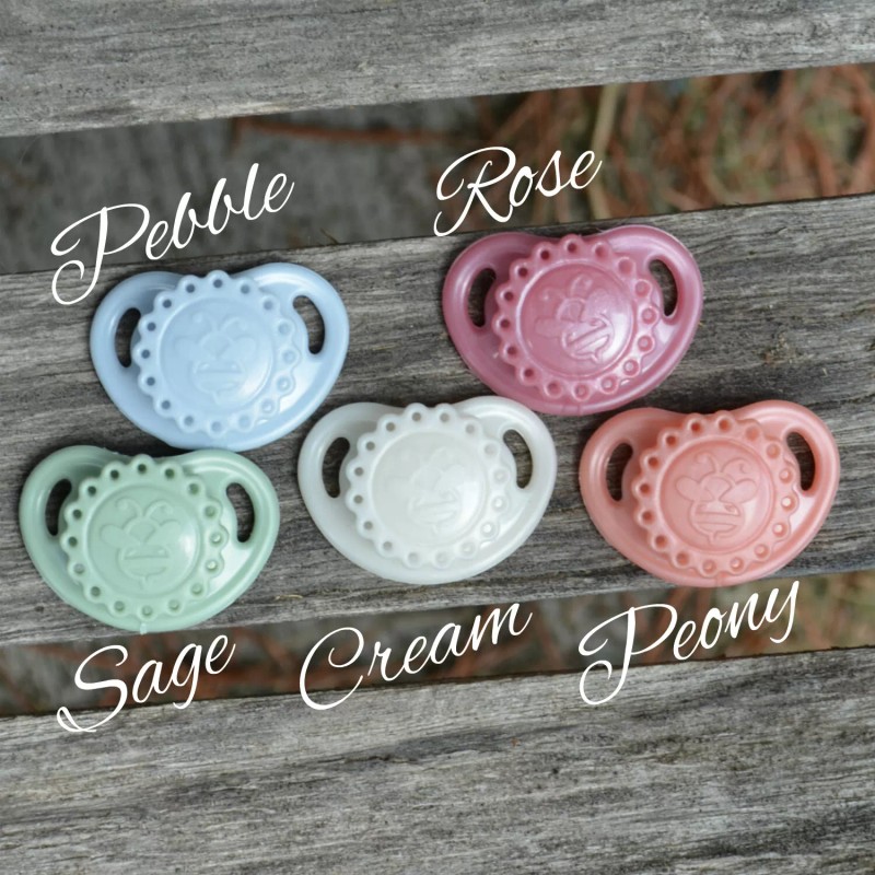Honeybug 5 pack Honeybug Vintage MICRO preemie Magnetic Pacifier reborn
