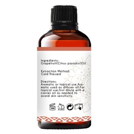 LOTUSJOY Grapefruit Essential Oil Pure Organic for Diffuser Skin Hair - 1 Oz