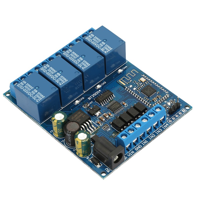 4 Channels Multifunction Control Module Phone Wireless Relay Module Compatible