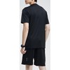 Aspersio Men's Sportswear, Top and Bottom Set, Short Sleeves, Short