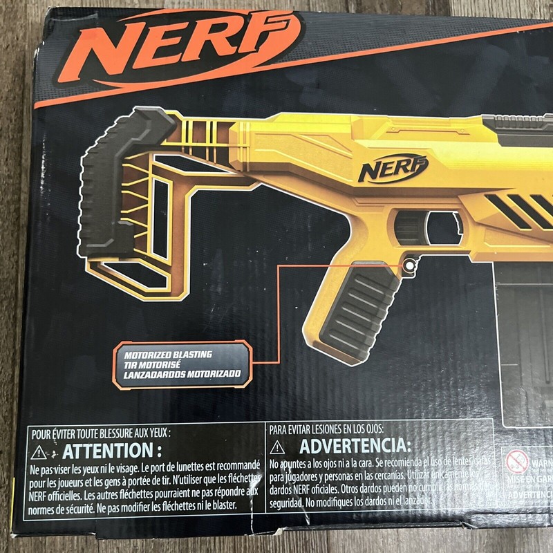 NERF Alpha Strike Flyte CS-10 Motorized 10-Dart Blasting with 20