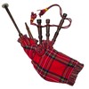 Tartancity Royal Stewart Bagpipe for Kids with 2 Reeds Highland