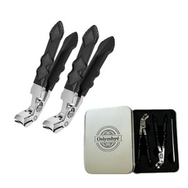 Clipmaster Pro Nail Clippers : The Perfect Solution for Thick Toe Nails and Elderly Users - Nail Clippers Wide Mouth for Ultimate Nail