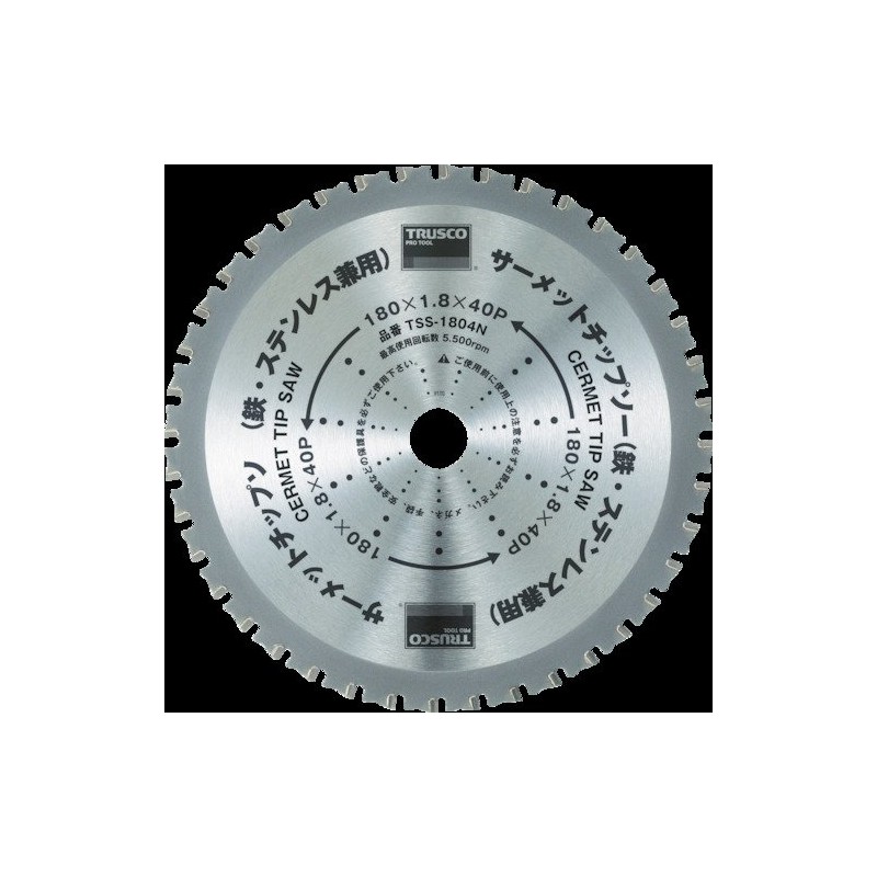 TRUSCO TSS-13530N Cermet Chip Saw 135X30P