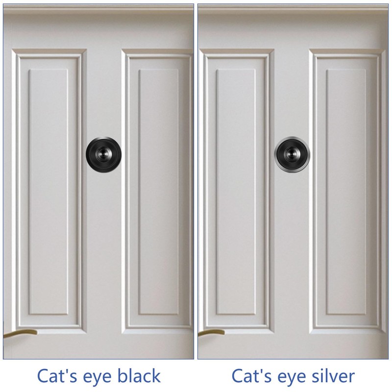 2 Pcs Door Viewer with Privacy Cover, 200° Wide Angle