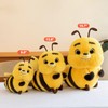 PEACH CAT Bee Stuffed Animal 9" Cute Bee Plush Soft