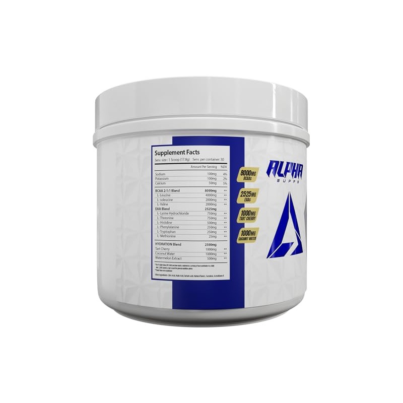 Alpha Supps- Hydro 9 Aminos | Fórmula EAA + Hidratación
