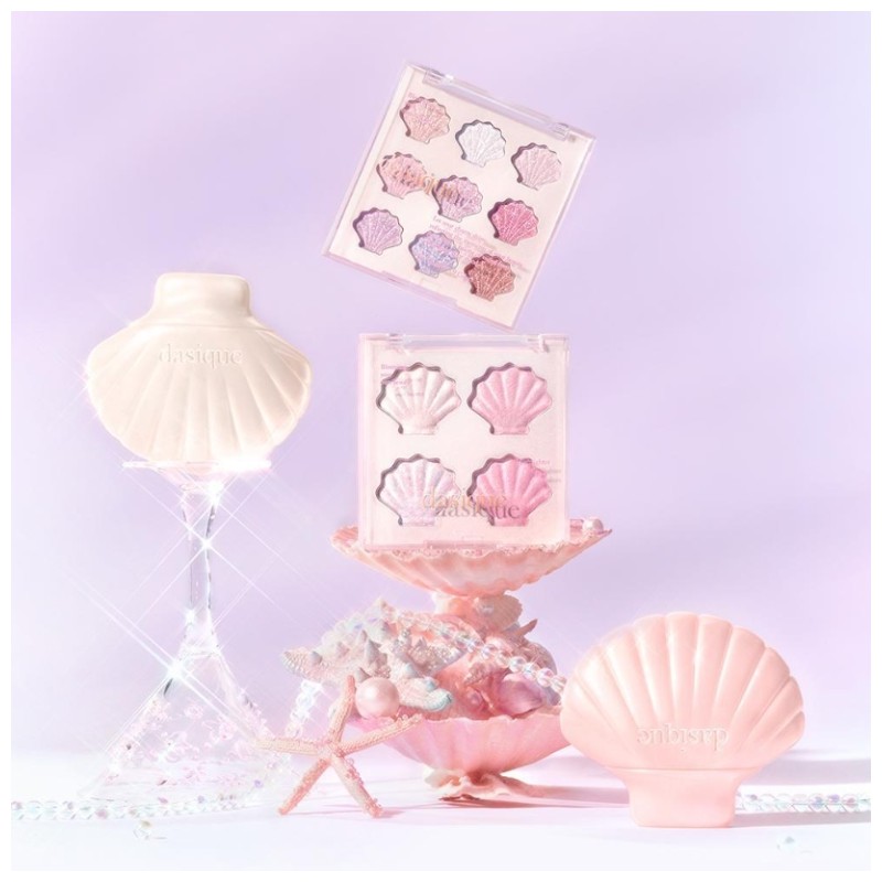 DASIQUE Glowy Shell Base 50ml [Twinkle Mermaid Collection]