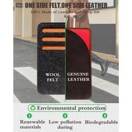 XGUO Genuine Leather Passport Sleeve for Travel,Passport Case with 3 Card Holder on Back, Men & Women Passport Holder - for 1 Passport Book,1 Pcs