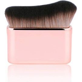dalishopp Brocha profesional para maquillaje corporal para mezclar base líquida Brocha Kabuki facial de alta densidad para resaltador corporal Bronceador Shimmer Glow Correctores Crema en polvo Brocha