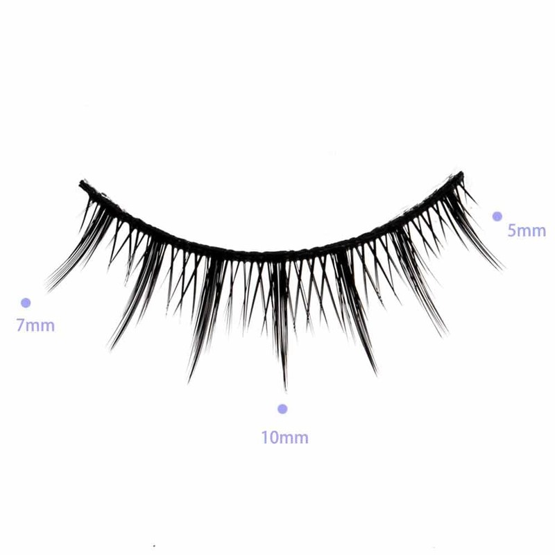 False Eyelashes, Natural Popular, Top Eyelashes, Short, Thick, Popular Black,