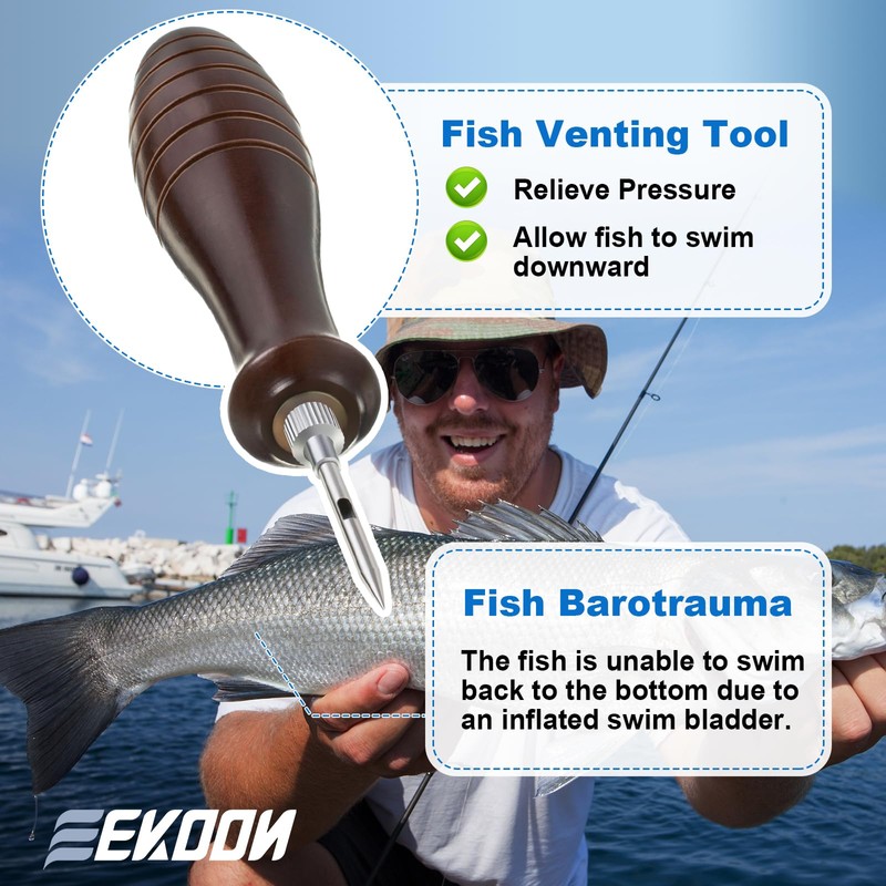 Fish Venting Tool, Venting Kit for Deep Sea Fish with