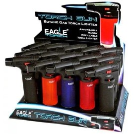 Eagle 5 Pack Eagle Torch Gun Lighter Butane Jet Windproof Adjustable Flame Refillable