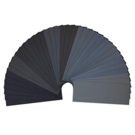 120 to 3000 Assorted Grit Sandpaper for Wood Furniture Finishing, Metal Sanding and Automotive Polishing, Dry or Wet Sanding, 9 x 3.6 Inch, 36-Sheet