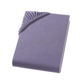 Topper Fitted Sheet Zestri - Flat Sheet Anthracite 140 x 200 to 160 x 200 cm Fitted Sheet - Base Height 10 cm Fabric Weight 160 g/m² - Cotton Mattress Cover Water Bed