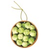 Sam Sandor - Brussel Sprouts - Round Masonite Flat Ornament