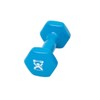 FEI 10-0553 Solid Dumbbell, Color-Coded, Vinyl Coated, 4 lb, Light