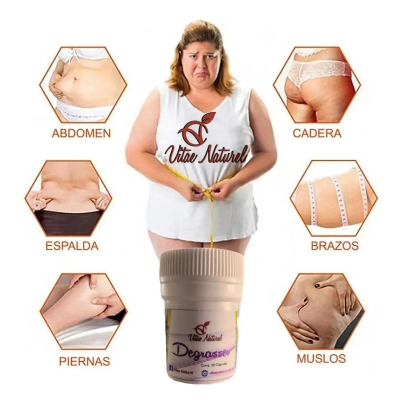 Degrasser Suplemento Naturista De Vitae Naturel Sin Sabor