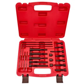 JEUCLEL 22PCS Universal Glow Plug Removal Tool Kit, Glow Plug Electrodes Removal Tool for M8 & M10, Drilling Tapping Extractor Small Engine Repair Automotive Puller Extraction Sets