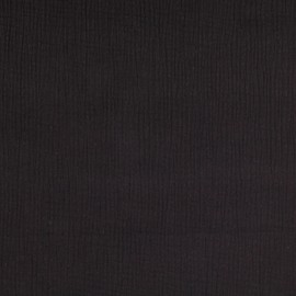 fingsi 5001 Muslin Cotton Fabric Sold by the Metre Coupon (Black, 0.5 m) + 23 Other Colours