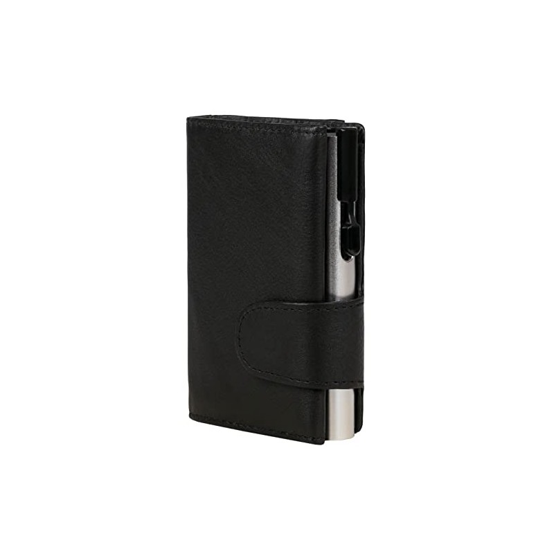 ClickSafe® Credit Card Holder with Coin Compartment and Note Compartment