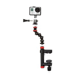JOBY Action Clamp and Gorilla pod Arm, Black/Red, (JB01280-BWW)