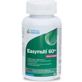 Platinum Naturals Easymulti 60+ For Women, 60 Liquid Capsules