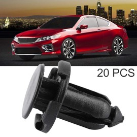 Rivet Fasteners Duokon 4 Types Front and Rear Protection Body/Bumper Clip Buckle Rivet Holder Molding for 91503-SZ3-003 [POM] (Pack of 20)