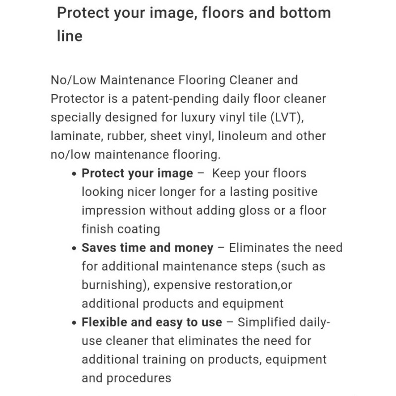 ecolab 2X Ecolab 6101945 Consentrated low Maintenance Flooring Cleaner &