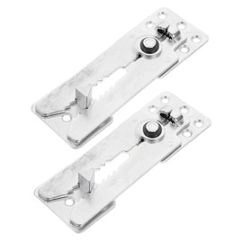 Operitacx 2pcs Sofa Seat Support Connectors Sectional Sofa Connectors Iron Furniture Joints Snap for Upholstery Webbing