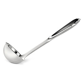 All-Clad Specialty Stainless Steel Kitchen Gadgets Soup Ladle Kitchen Tools, Kitchen Hacks Silver