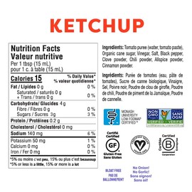 Fody Foods Original Tomato Ketchup, 11.7 Oz (Pack of 2), Garlic and Onion Free, Low FODMAP Certified, Gut & IBS Friendly, Vegan, Non-GMO, Gluten Free