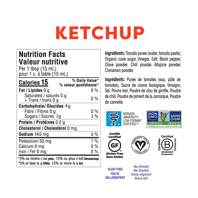 Fody Foods Original Tomato Ketchup, 11.7 Oz (Pack of 2),