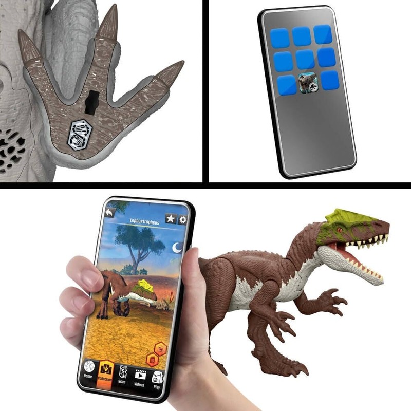 Jurassic World Rebirth Strike Attack Monolophosaurus Action Figure