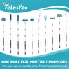 TelesPro 20 Feet High Reach Window Squeegee with 5-12Ft Extension