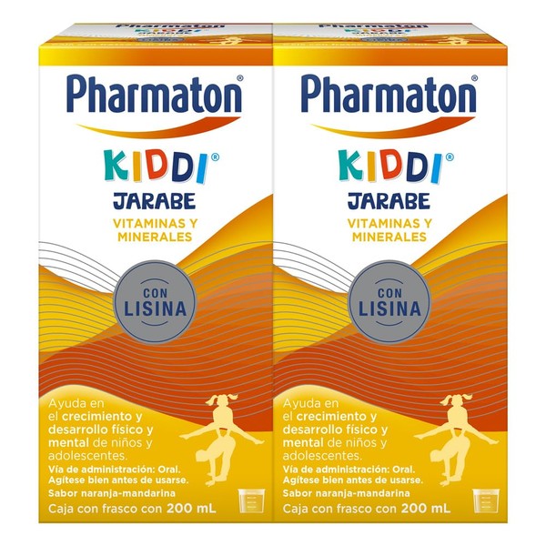 Pharmaton Kiddi Multivitamnico para Nios, Contiene Vitaminas y Minerales con