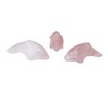 Rose Quartz Gemstone Dolphin 40 x 12.5 mm – Lucky