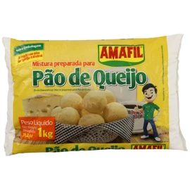Amafil Bread Mix Pao de Queijo Pan De Queso, 1kg GLUTEN FREE, cheese, 35.2 Ounce - Set of 2, 2.2 Pound (Set of 2)