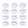 100 Pcs Disposable Ear Covers for Shower, Plastic Waterproof Ear