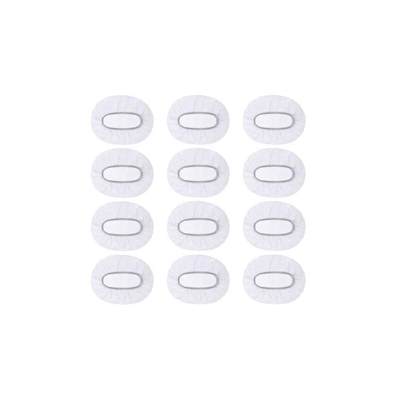 100 Pcs Disposable Ear Covers for Shower, Plastic Waterproof Ear